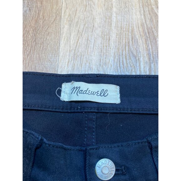 Madewell Womens 9" High-Rise Skinny Jeans Size 27‎ Black Stretch Denim - Picture 2 of 8